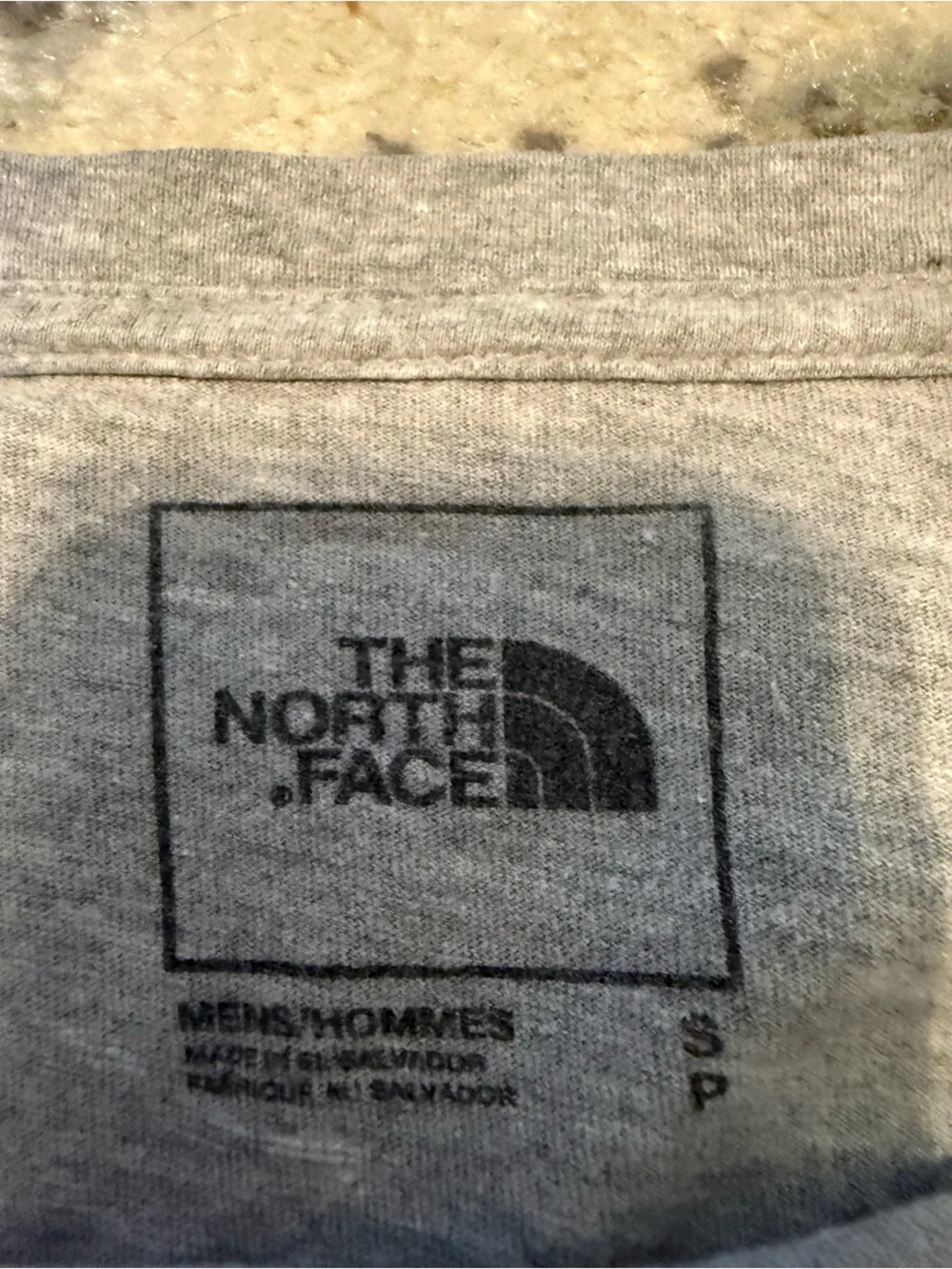 The North Face Women’s Light Gray Long-Sleeve Logo Tee